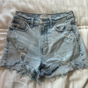 Abercrombie High Rise Denim Shorts